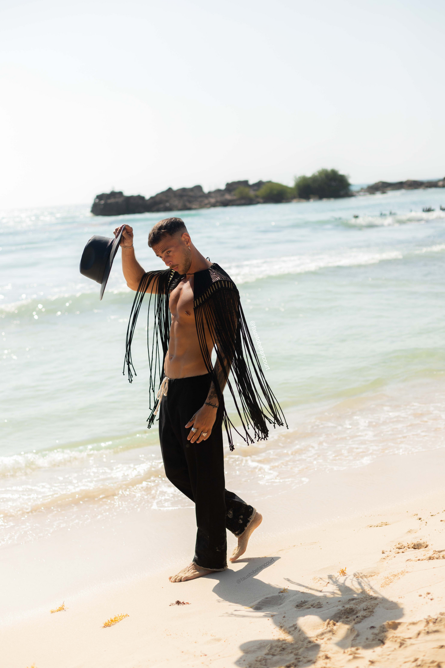 Macrame Sleeve Top