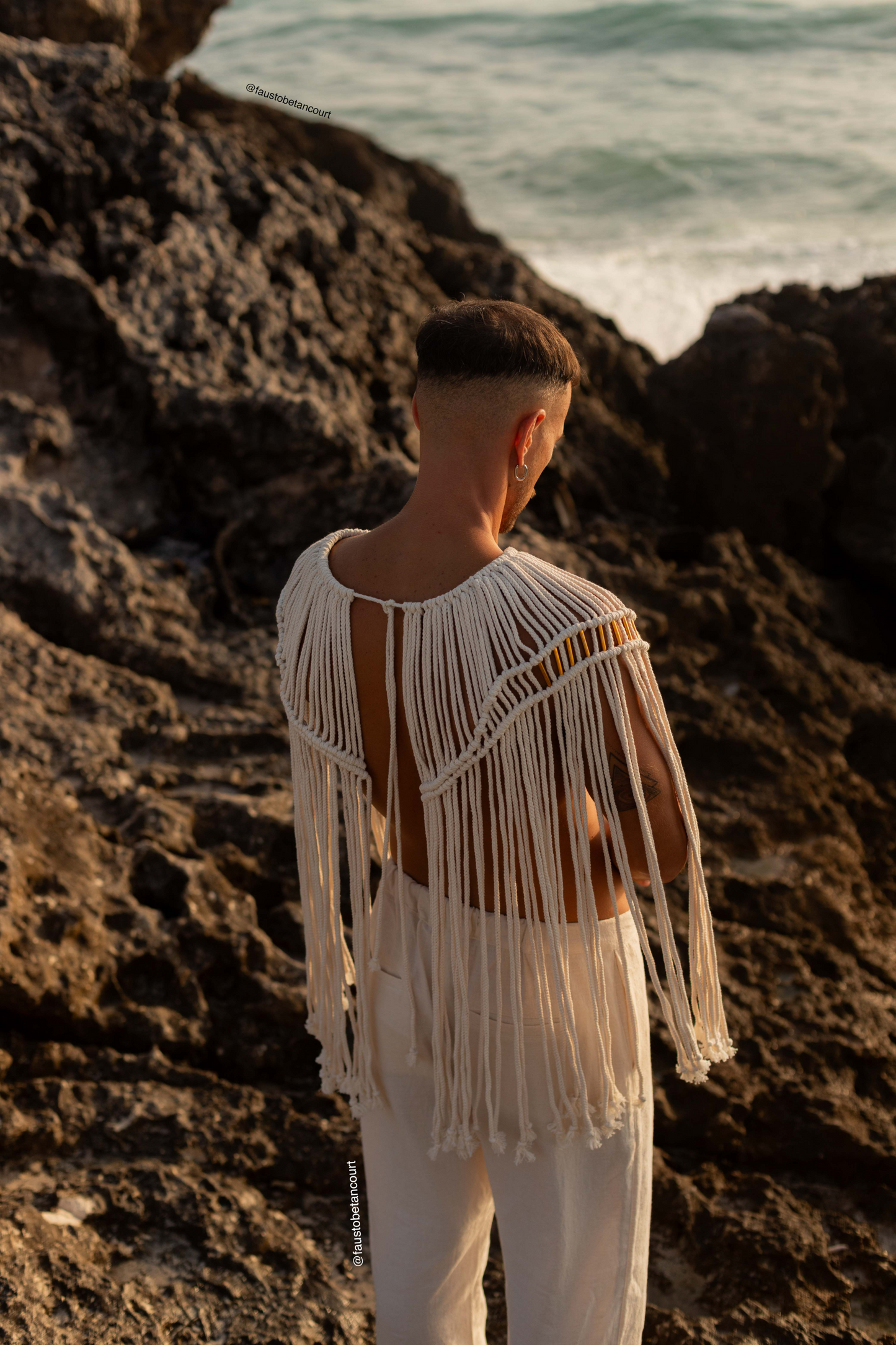 Macrame Sleeve Top