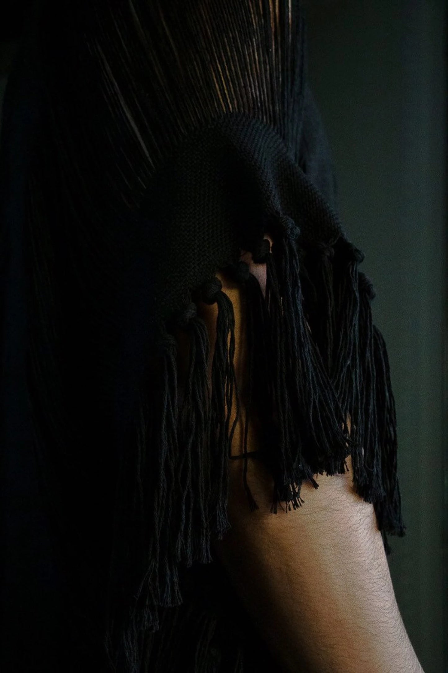 Frayed Poncho 27"