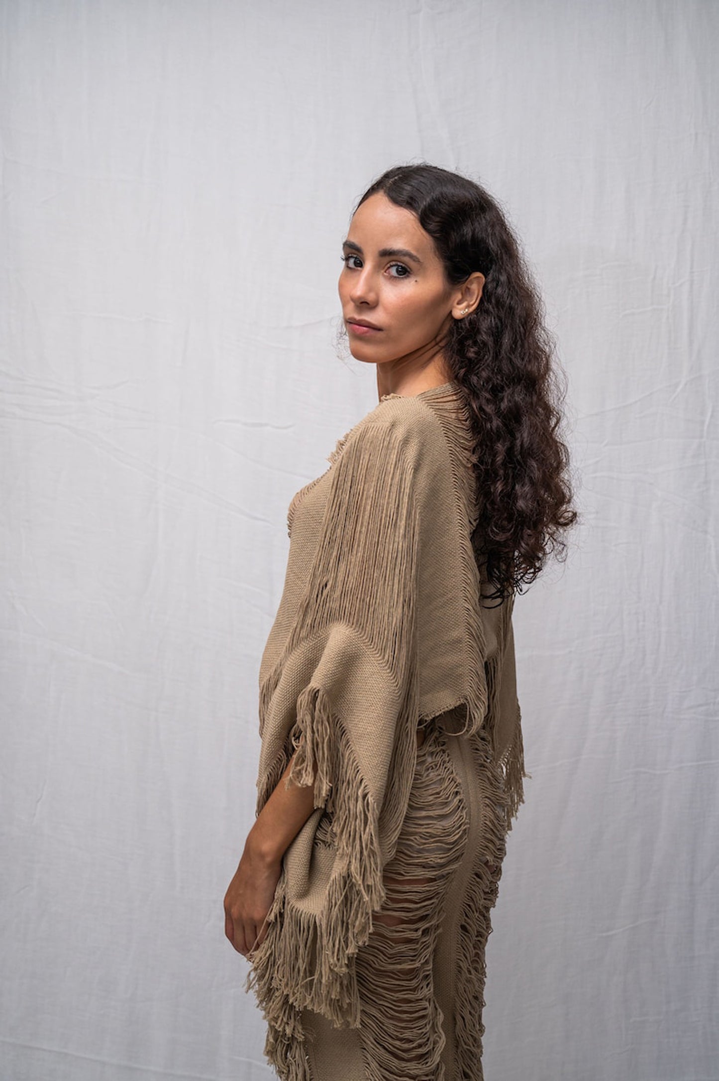 Burning Man Cotton Crop Top and Skirt/Pants