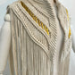 Solstice Macrame Vest, burning man festival handwoven top