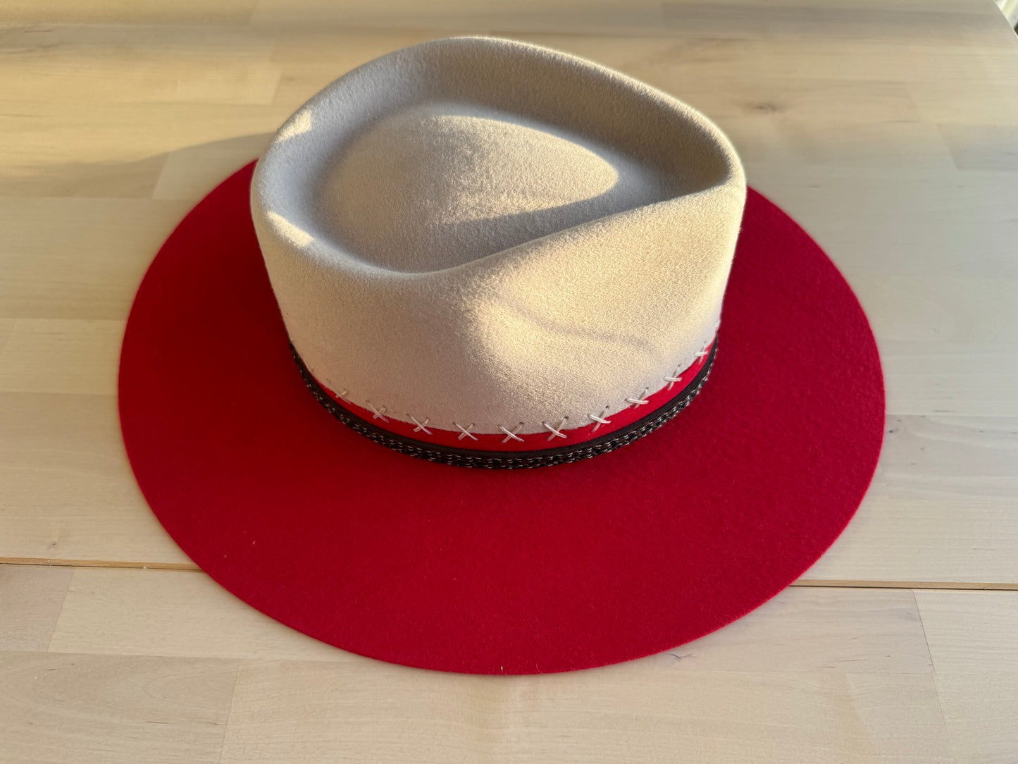 Fedora Wool Bicolor Hat