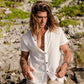Soft Double Gauze Fresh Shirt - Button-Up Short Sleeve