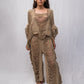 Burning Man Cotton Crop Top and Skirt/Pants