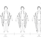 Frayed Kimono 48" Full-Body