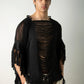 Frayed Poncho 27"