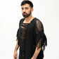 Frayed Poncho 27"