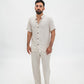 Sand Color Linen Set