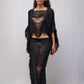 Burning Man Cotton Crop Top and Skirt/Pants
